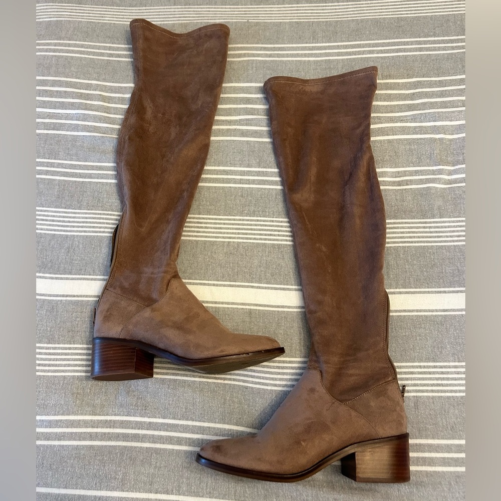 Steve Madden “Gabbie” Thigh High /OTK  boots - Taupe size 8
